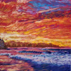 oil painting sunset4