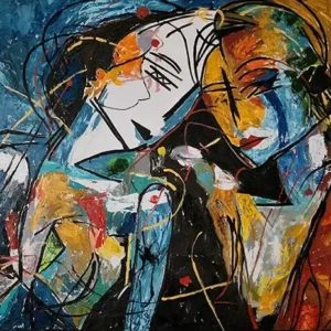 Kelam (Telling Tales) oil painting