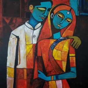 The Neighbour oil paint