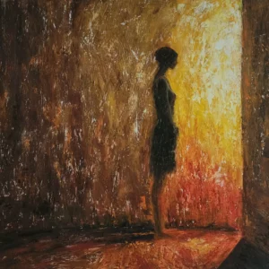 untitled oil painting by manu