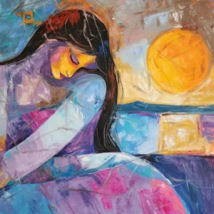 untitled oil painting by manu