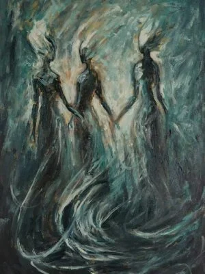 oil painting thanha rathi raaga