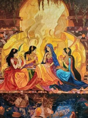 oil painting untitled