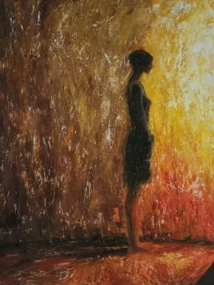 untitled oil paint by manu