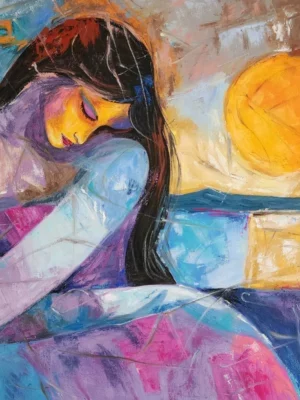 untitled oil paint by manu